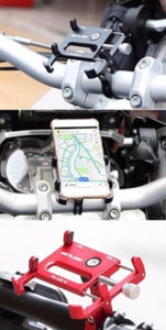 Bike / Motorcycle Handlebar Phone Holder Mount For 3.5 to 6.2 inch Smartphones.