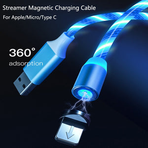 Magnetic LED USB Charging  Cable