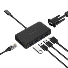 Load image into Gallery viewer, USB C Hub  7-in-1  For Macbook Pro and  Samsung Galaxy S9