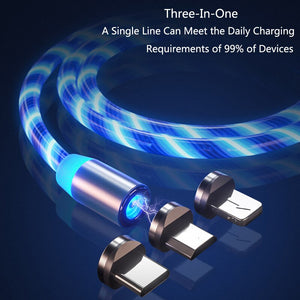 Magnetic LED USB Charging  Cable