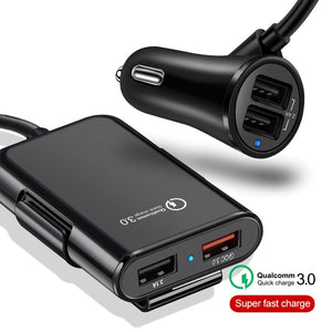 USB Universal 4 in 1  Car Adapter