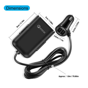 USB Universal 4 in 1  Car Adapter