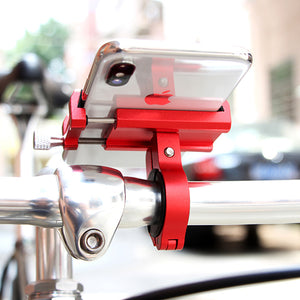 Bike / Motorcycle Handlebar Phone Holder Mount For 3.5 to 6.2 inch Smartphones.